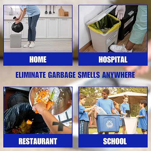 Vista 6 de SMELLEZE Desodorante natural para eliminar el olor a basura: 2 lb. Los gránulos eliminan el hedor de basura maloliente