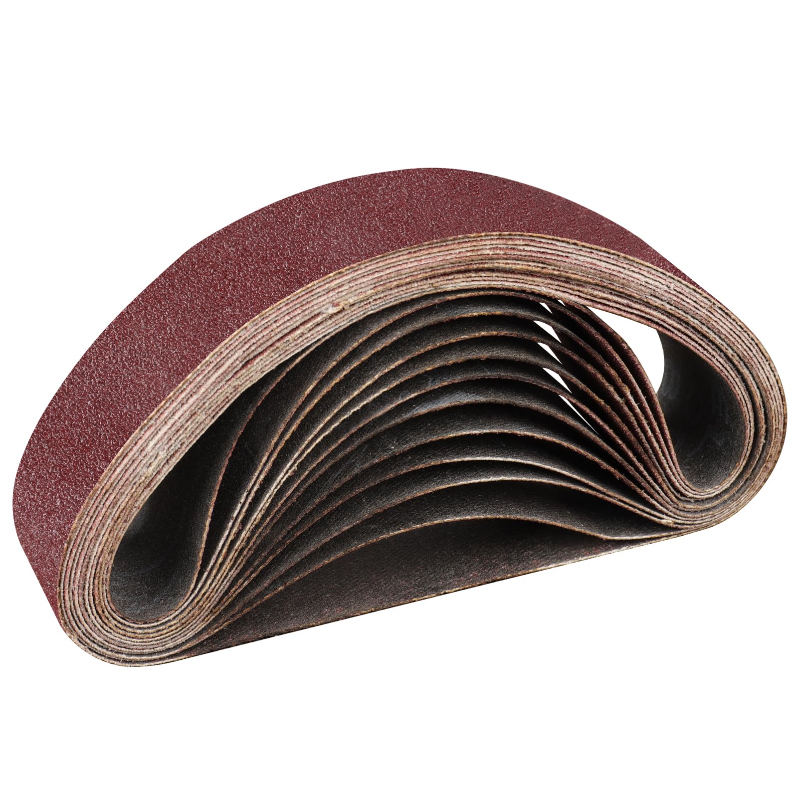 STEBRUAM 10PCS Sanding Belt 40 x 303 mm 60 Grit