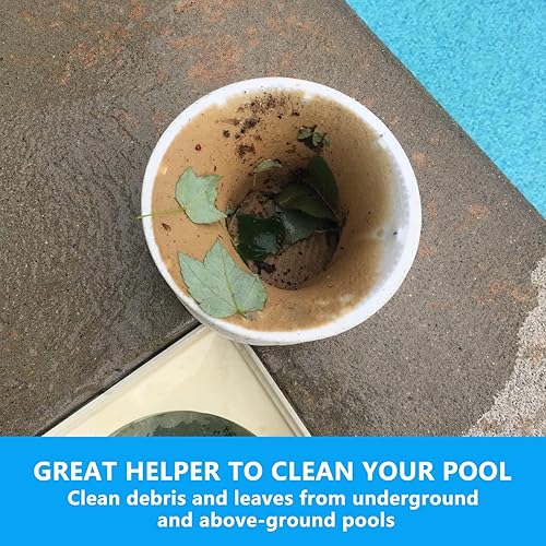 Miniatura 5 de Paquete de 30 calcetines para piscina, calcetines de filtro de piscina, protector de red para piscinas enterradas y sobre el suelo, cestas de