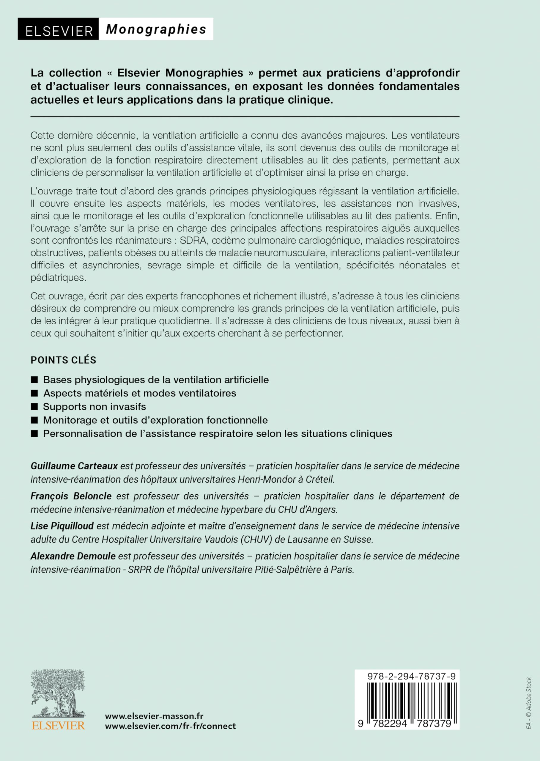 Ventilation artificielle: De la physiologie à la pratique