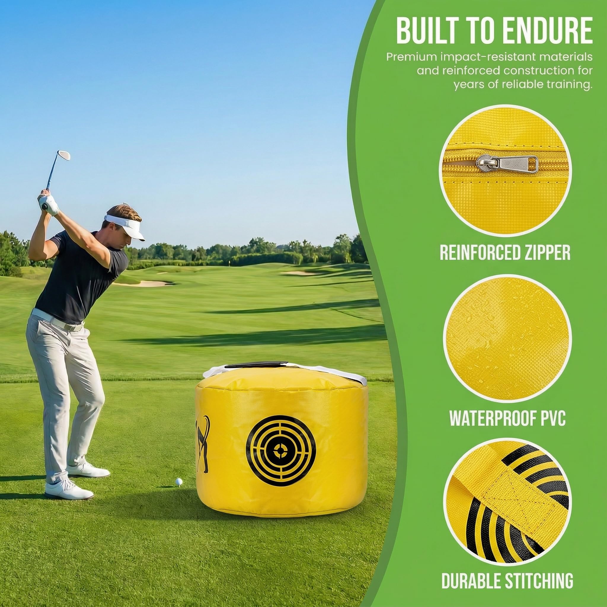 Golf-Schlagtaschen, Golfschwungstrainer, Golf-Geschenke für Männer, langlebig, wasserdicht