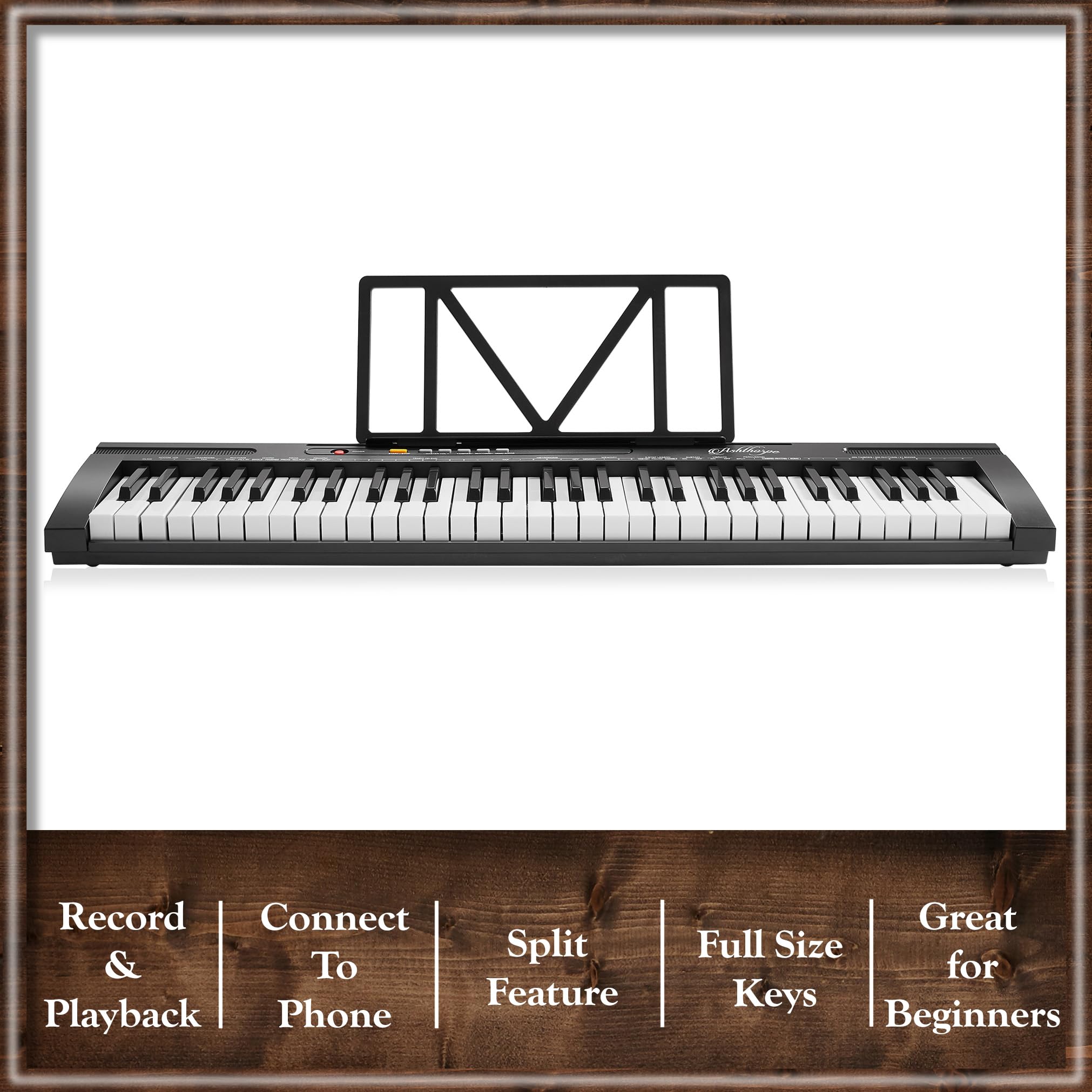 Amazon.com: Ashthorpe 61-Key Electronic Keyboard Piano for