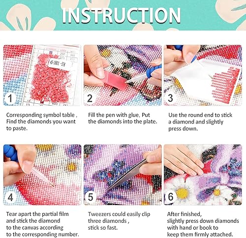 Miniatura 8 de Kits de pintura de diamantes para adultos, kits de arte de diamantes de gato para adultos, kits de arte de gemas de gato para adultos para regalo,