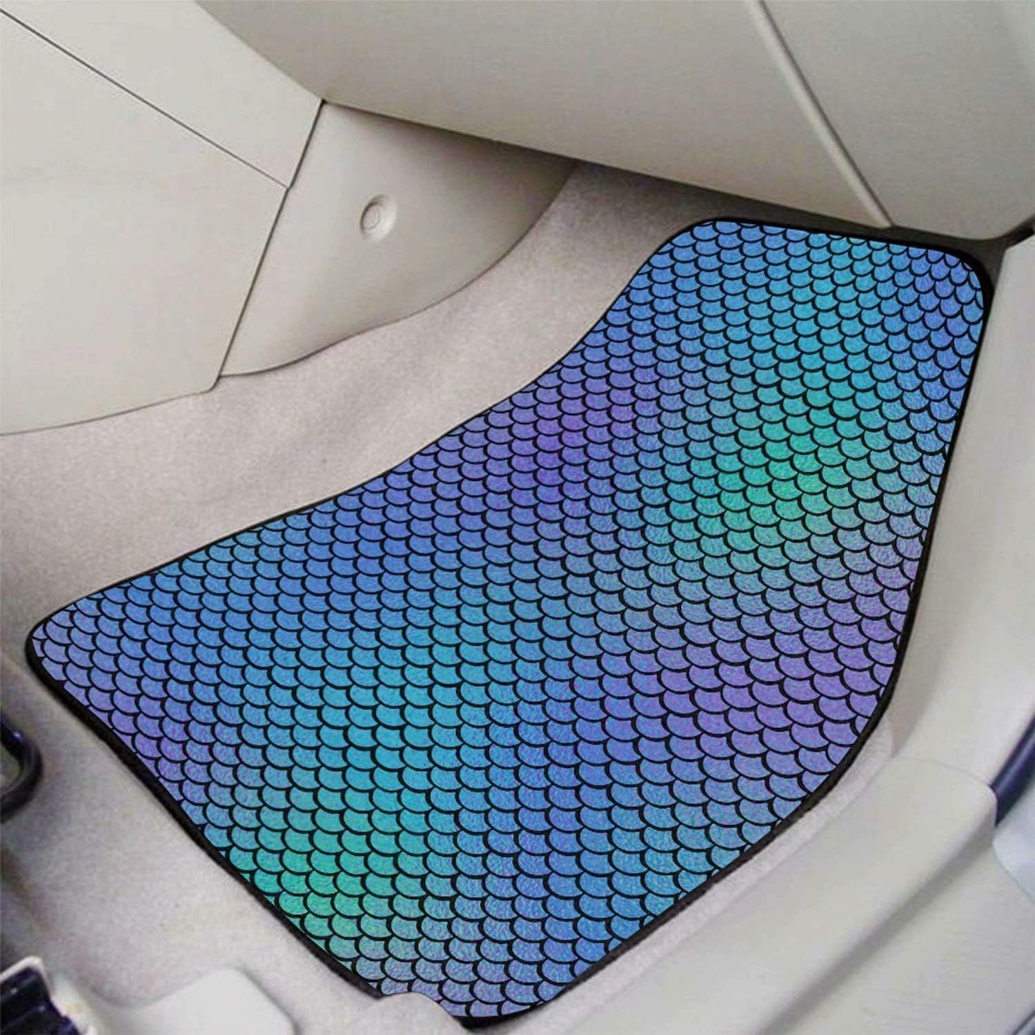 KEIAHUAN Purple Dragon Car Floor Mats for Women Men Gift Full Set of Front & Rear Anti-Slip Foot Mat All Weather Universal Fit for Auto Cars Sedan SUV Automotive Interior - Image 7