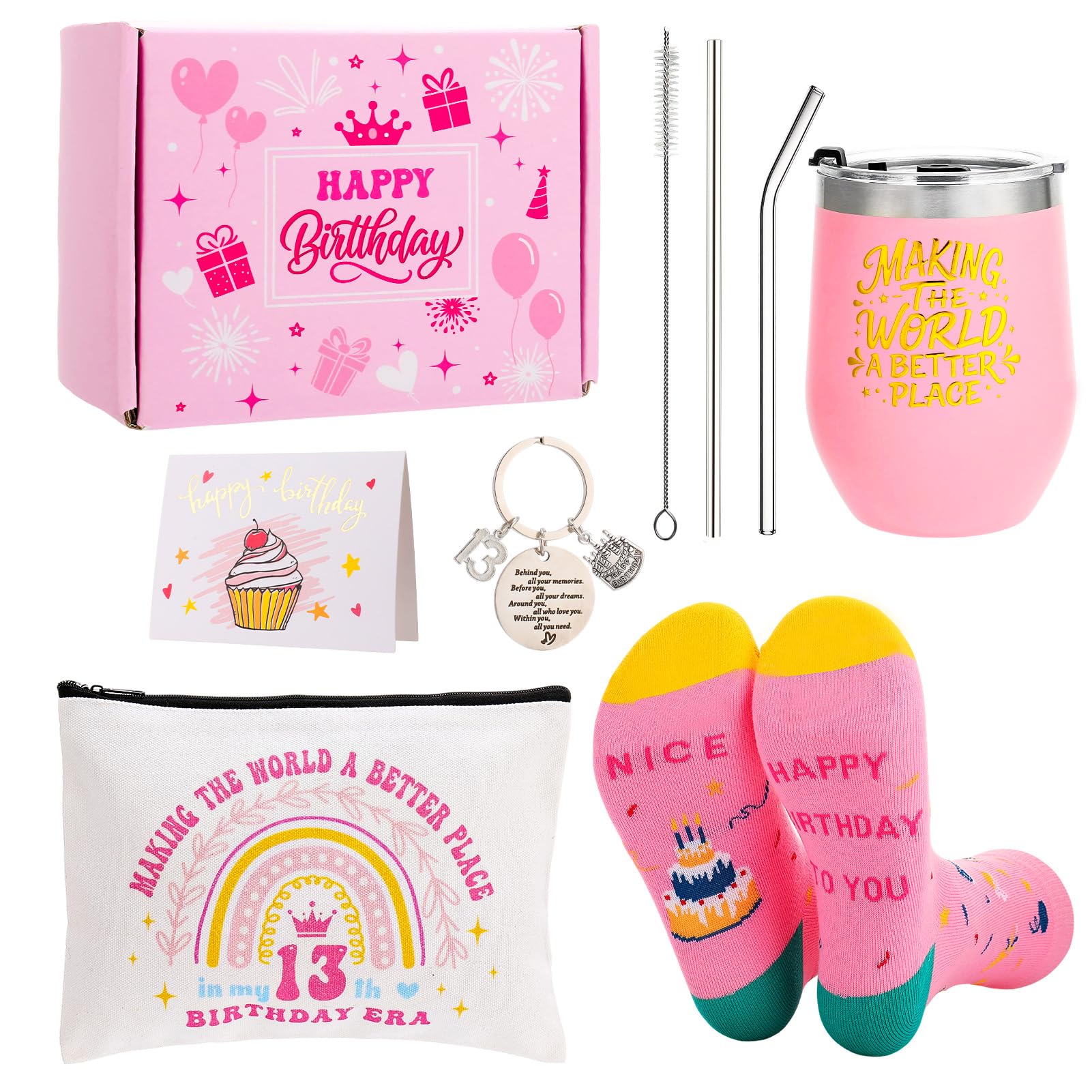 saerryor 13th Birthday Gifts Set for Girls