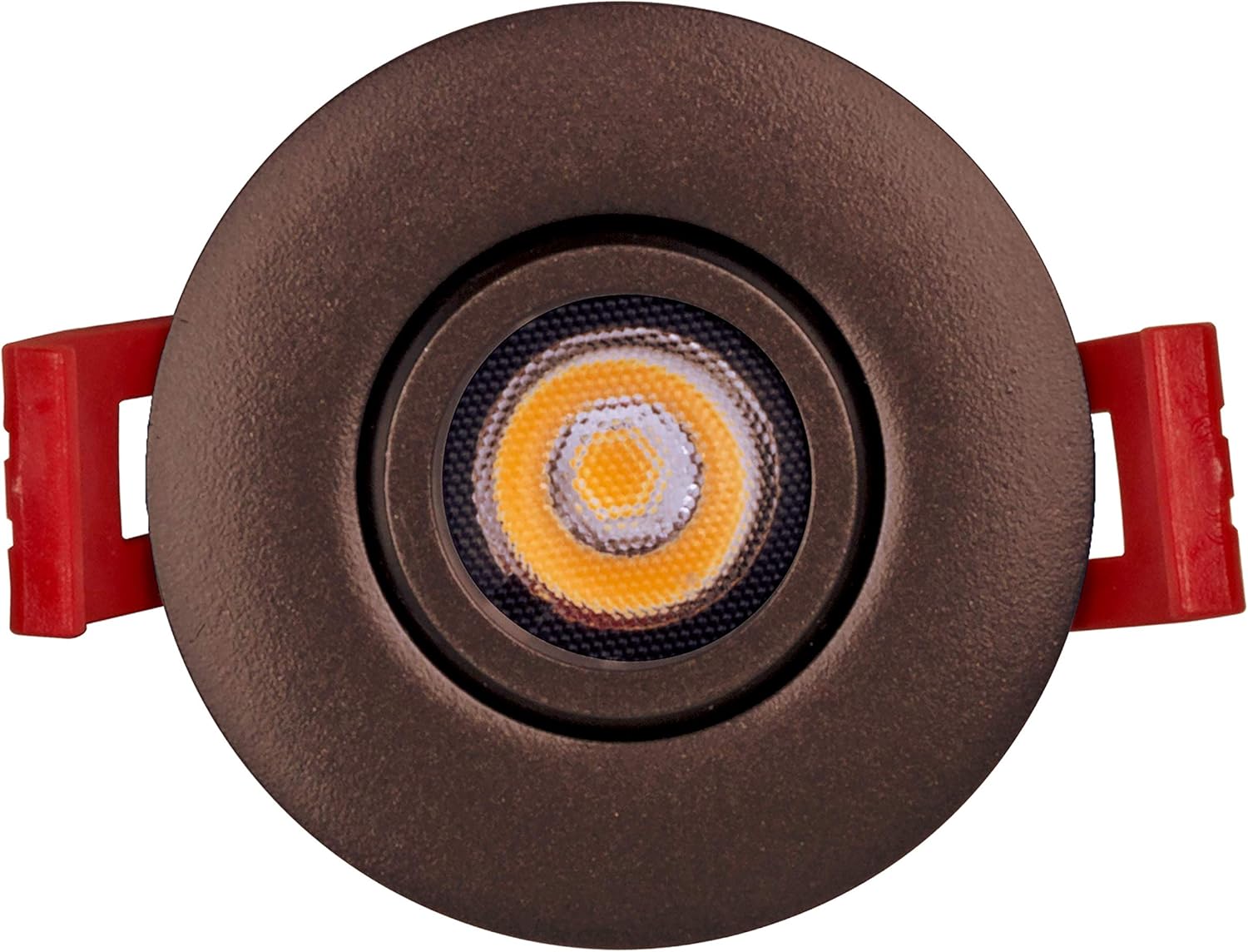 NICOR Lighting 2 inch LED Gimbal Recessed Downlight in Oil-Rubbed Bronze, 5000K (DGD211205KRDOB)