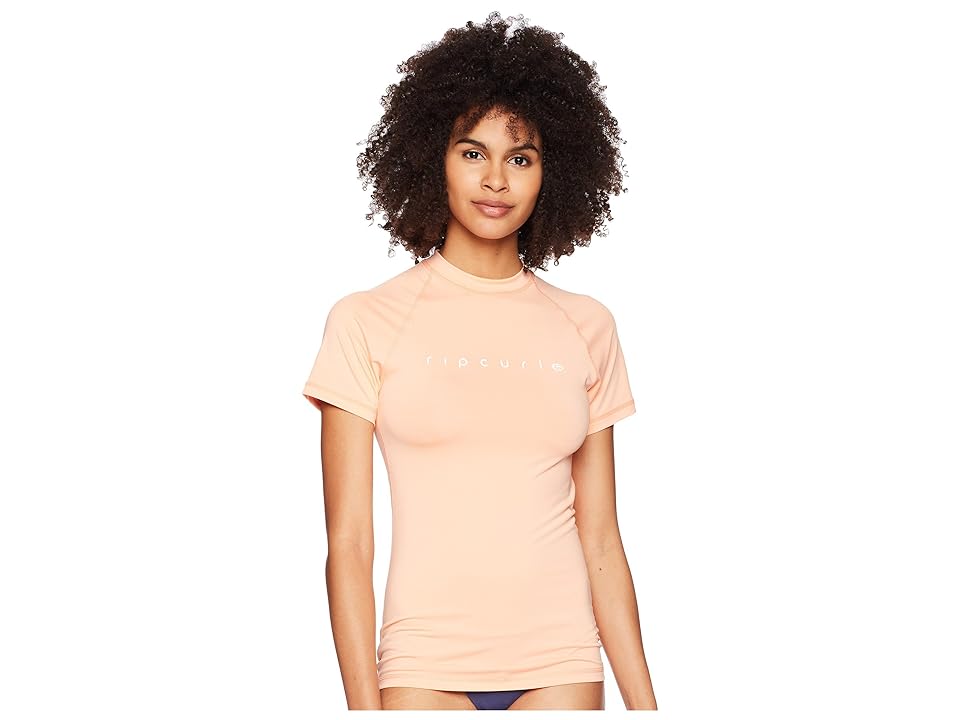 

Rip Curl Sunny Rays Relaxed Short Sleeve (Peach) Women's Swimwear