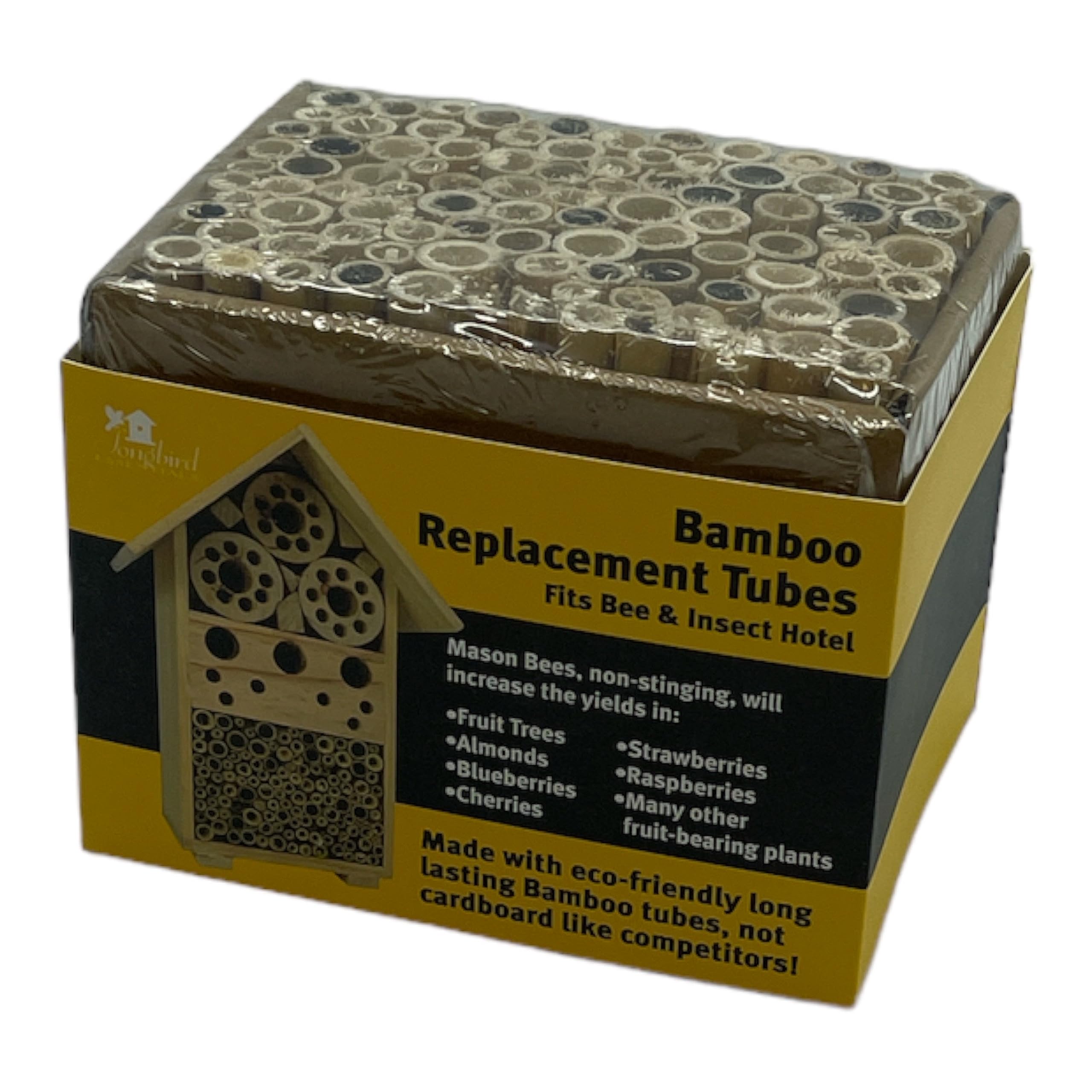 Songbird Essentials Bee & Insect Hotel Replacement Tubes - Beneficial Bug House for Mason Bees and Other Pollinators in Your Garden and Yard