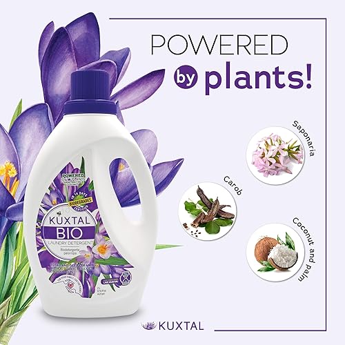 Miniatura 5 de Detergente líquido para ropa, paquete de 3 (202.8 onzas líquidas), biodegradable y ecológico con ingredientes naturales, su poder de limpieza es