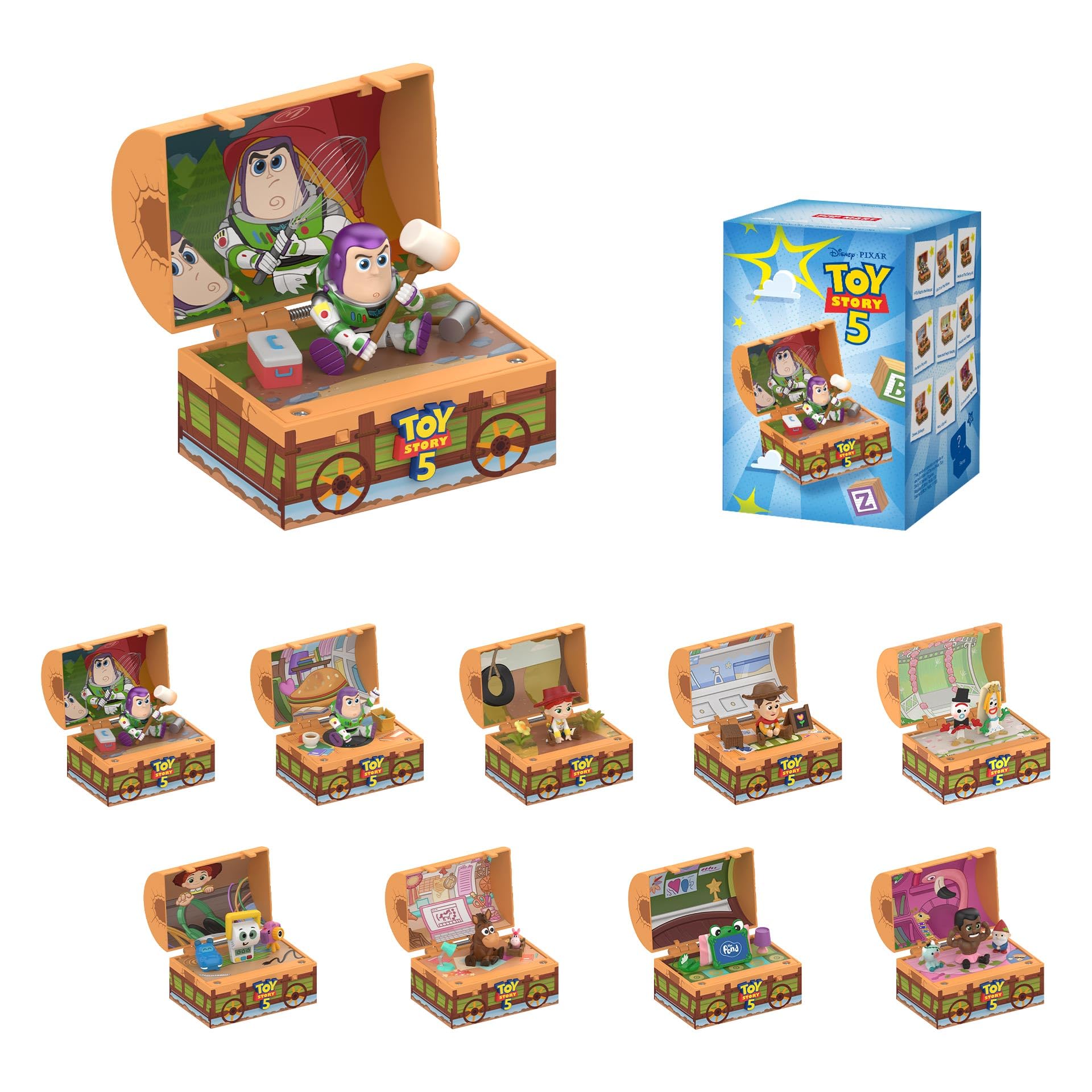 Amazon.com: POP MART Disney Pixar Toy Story 5 Series Figures