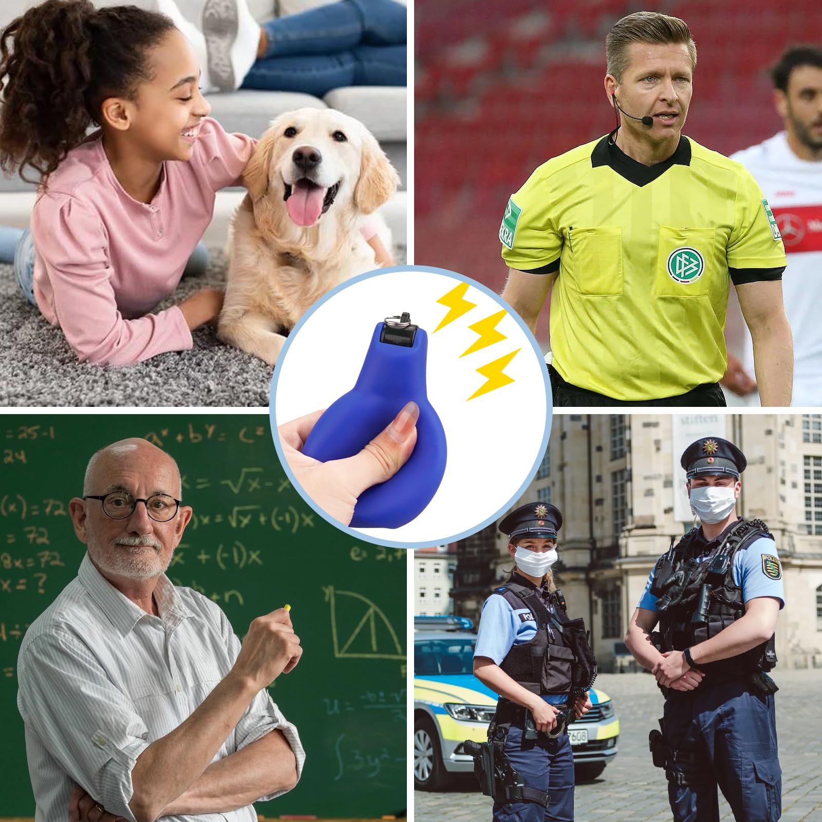 2 sztuki gwizdki ręczne z 4 sztukami ze stali nierdzewnej, gwizdek sportowy, głośny gwizdek sygnalizacyjny, gwizdek awaryjny z paskiem do zawieszenia na ręce, do uprawiania sportów