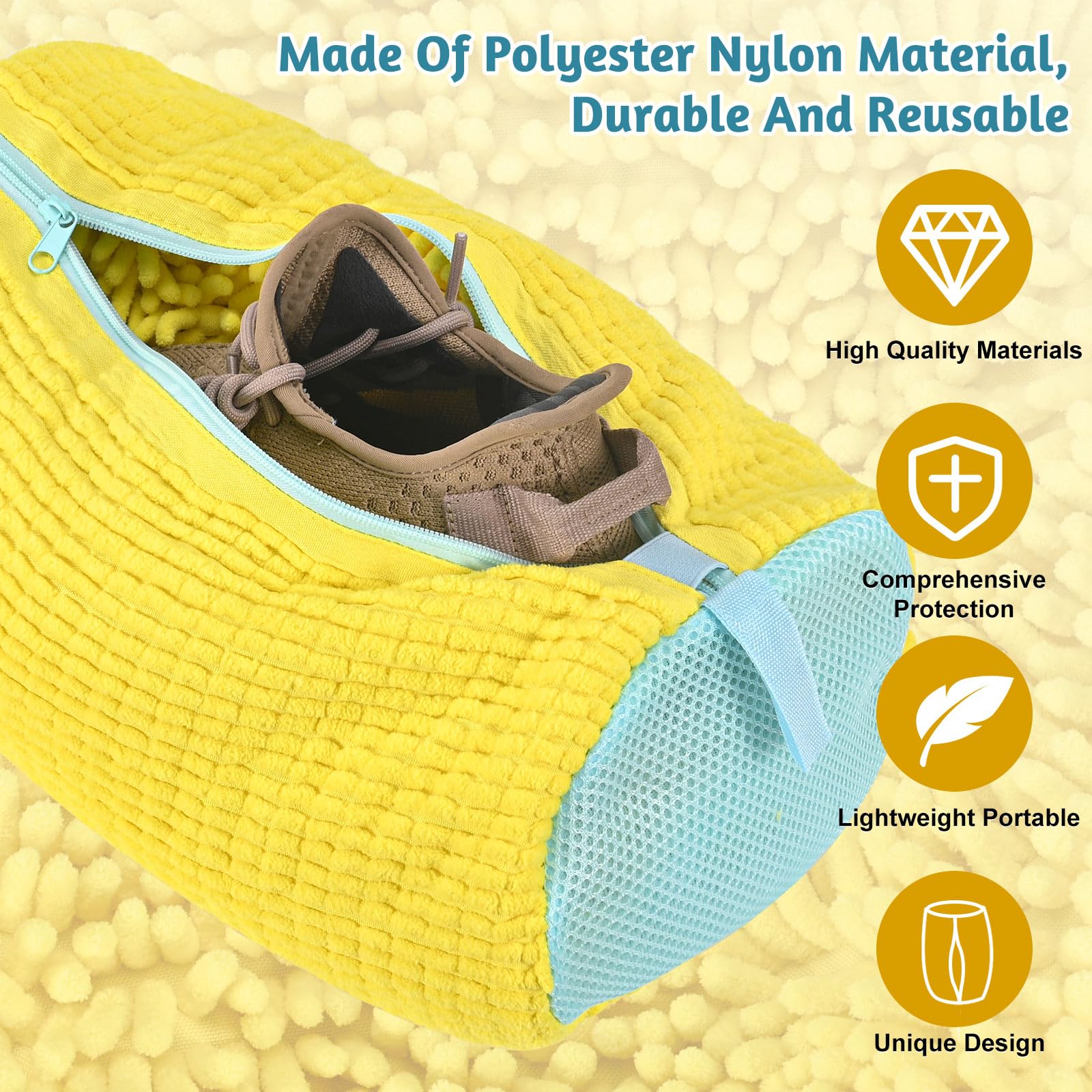 Pack Of 2 Shoe Wash Bags, Washing Machine 2024, Upgraded Shoe Bag - View #7