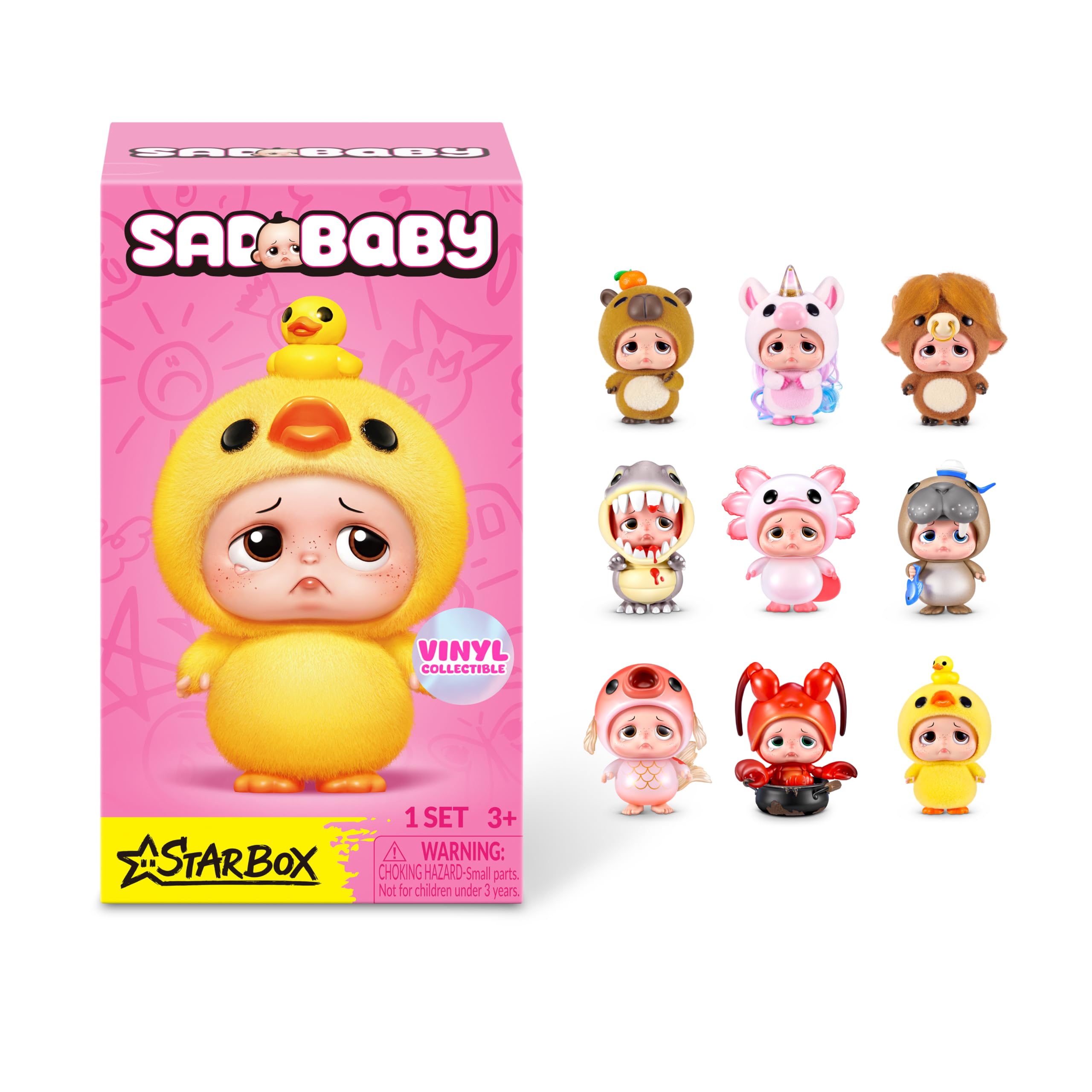 Sad Baby Starbox Animals by Starbox (package may vary)