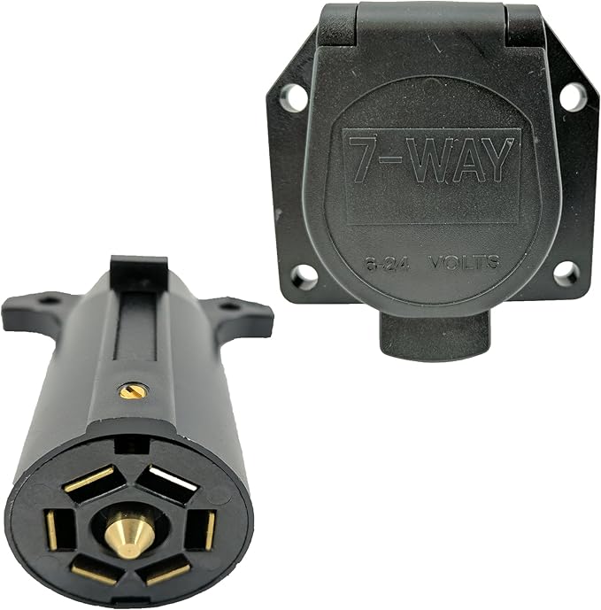 Trailer 7Way Socket & Plug (Truck End & Trailer End