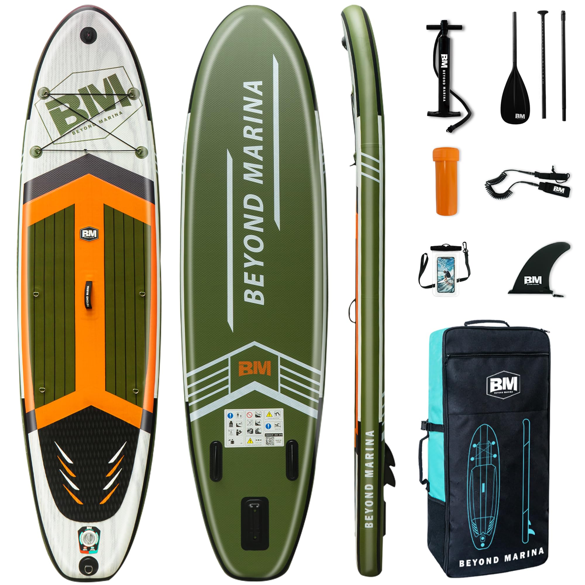 【cocona2surf】Beyond Marina SUPボード BEYOND MARINA Inflatable Stand Up Paddle Board, 3M SUP Paddle