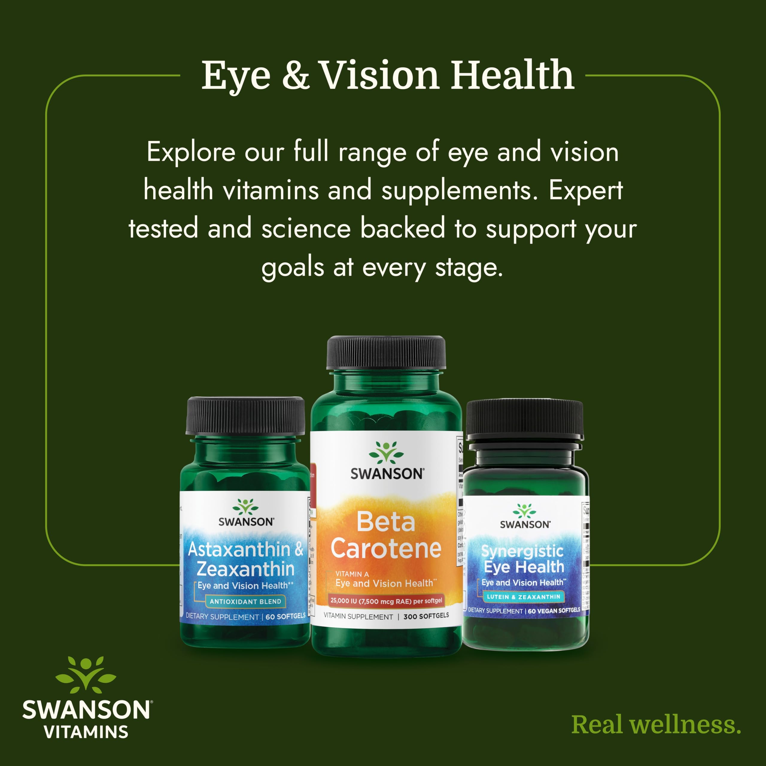 Swanson Beta-Carotene Vitamin A 25,000 IU, 7,500 mcg, 100 Softgels — Amazon image 6