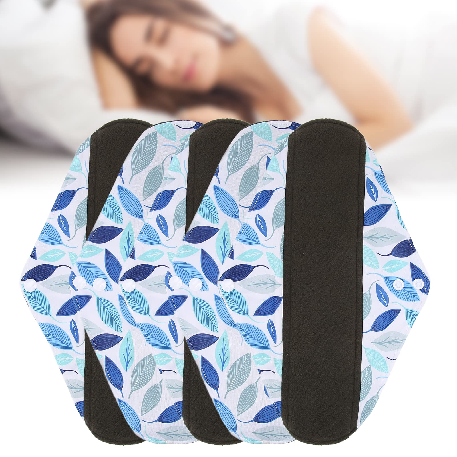Waschbare Damenbinden-Set, 5 Stück, Wiederverwendbare Damenbinden, Gute Wasseraufnahme, Waschbar, Recycelbar, für den Täglichen Bedarf von Frauen, Waschbare (G57)