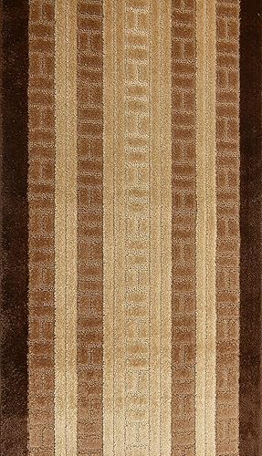 Miniatura 6 de Alfombra de pasillo de corte personalizado, antideslizante, 31 pulgadas de ancho x longitud que elijas de longitud, marrón camino, 31 pulgadas x 22