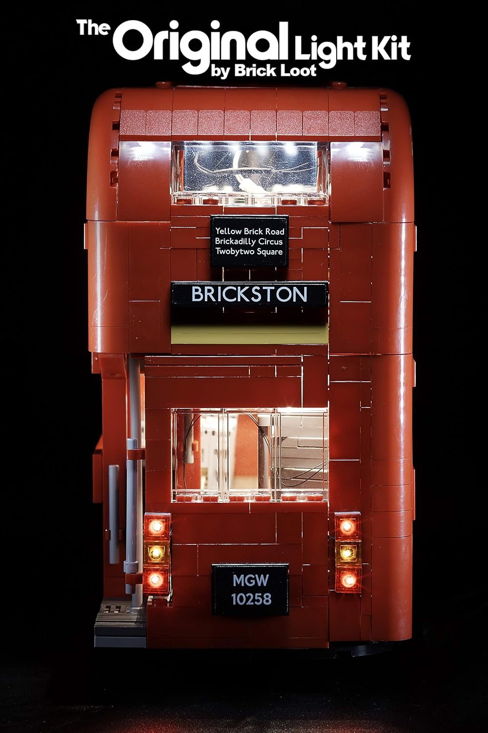 LED Lighting Kit for Lego London Bus - 10258 (Lego Set NOT Included)