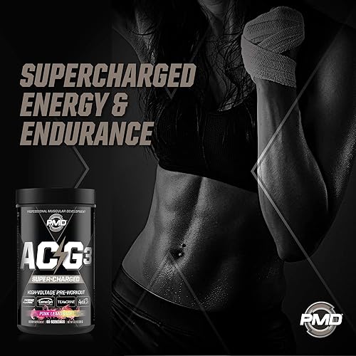 Miniatura 4 de PMD Sports ACG3 Supercharged - Pre-entrenamiento - Potente fuerza, alta energía, maximiza el enfoque mental, resistencia y rendimiento óptimo de
