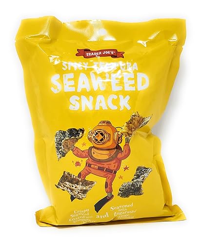 Miniatura 2 de Trader Joe's Spicy Tempura - Bocadillo de algas marinas 2.1 onzas (paquete de 3)