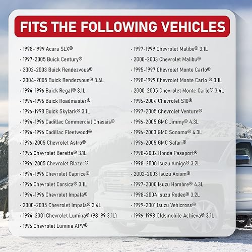 Miniatura 5 de Sensor de flujo de aire masivo, compatible con Chevy, Cadillac, GMC y más, Impala, Monte Carlo, S10, Blazer, Malibu, Astro, Grand Prix, Intrigue,