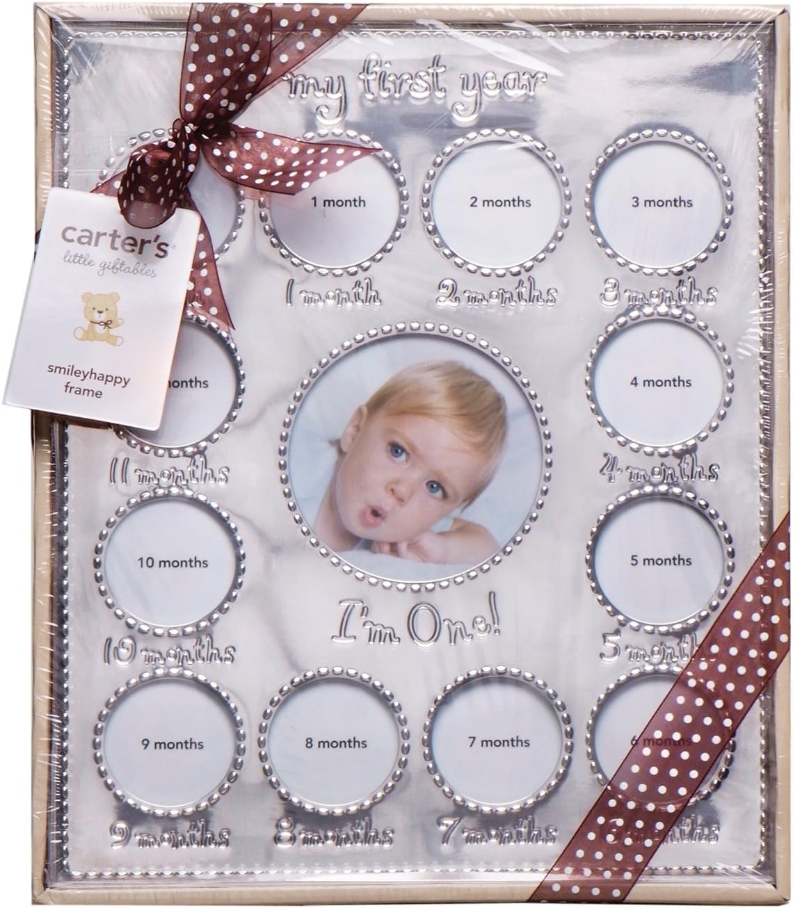 Carter's Year of Photos Frame - Silver