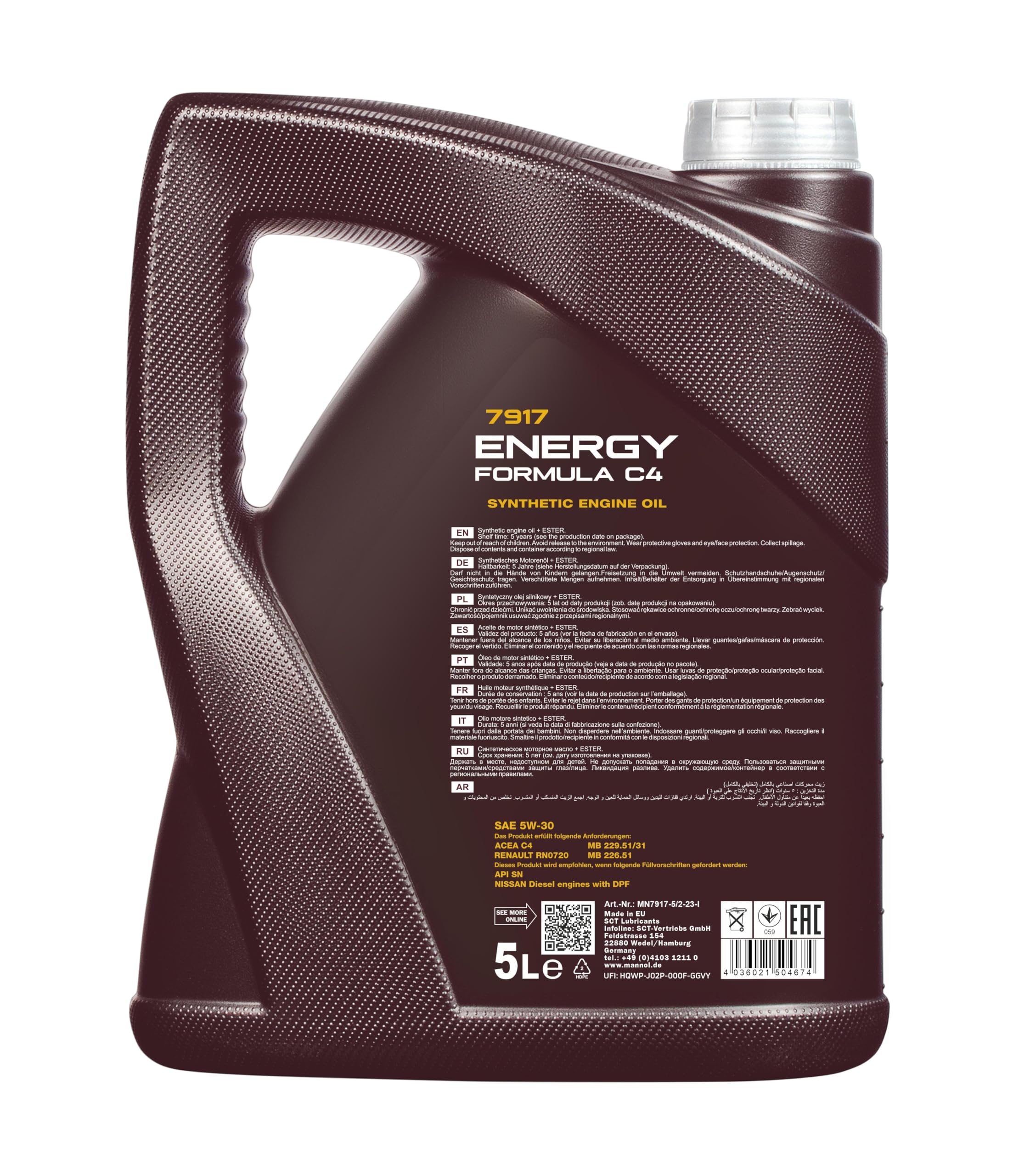 5 Liter MANNOL 5W-30