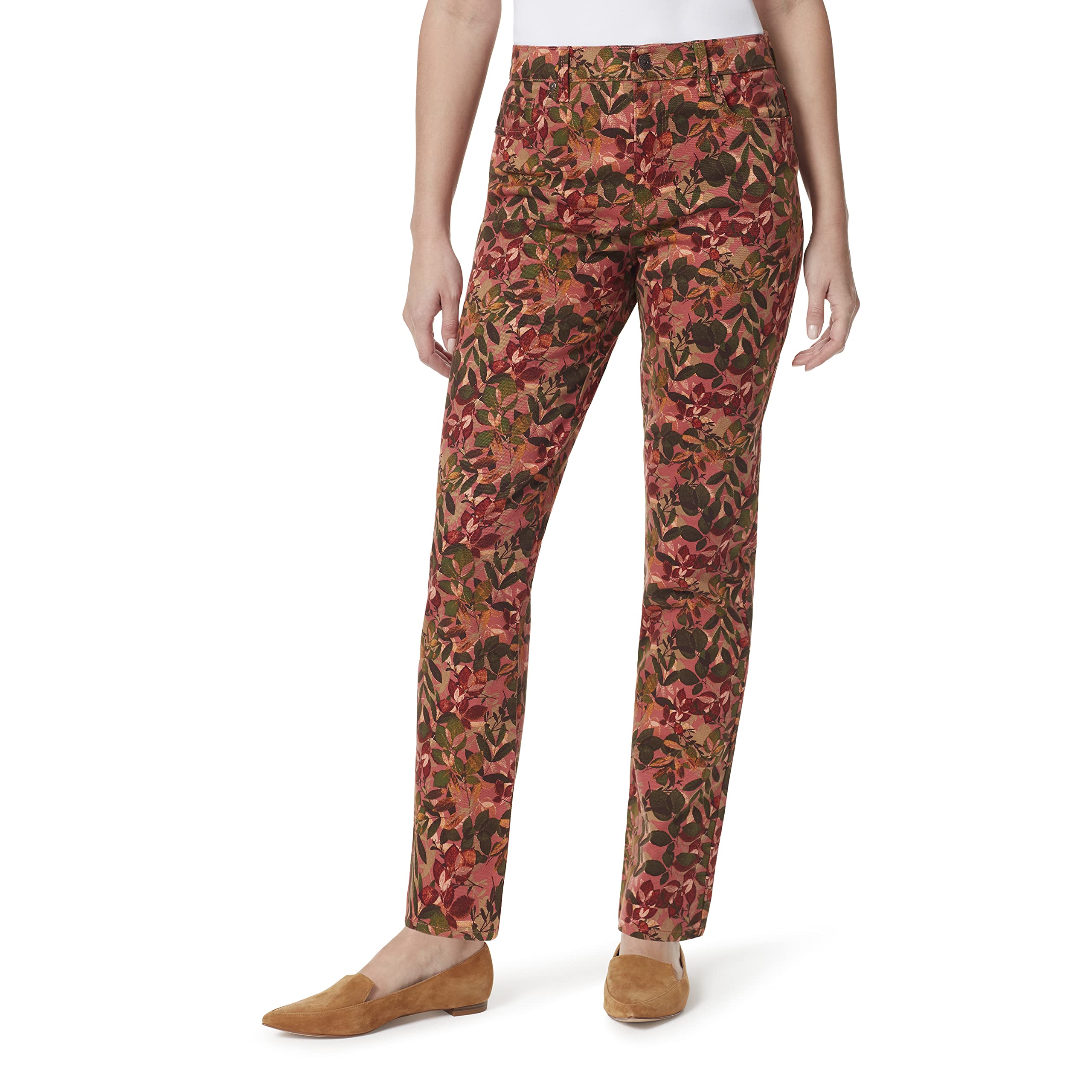 Gloria Vanderbilt Womens Amanda Classic High Rise Tapered Jean Petite