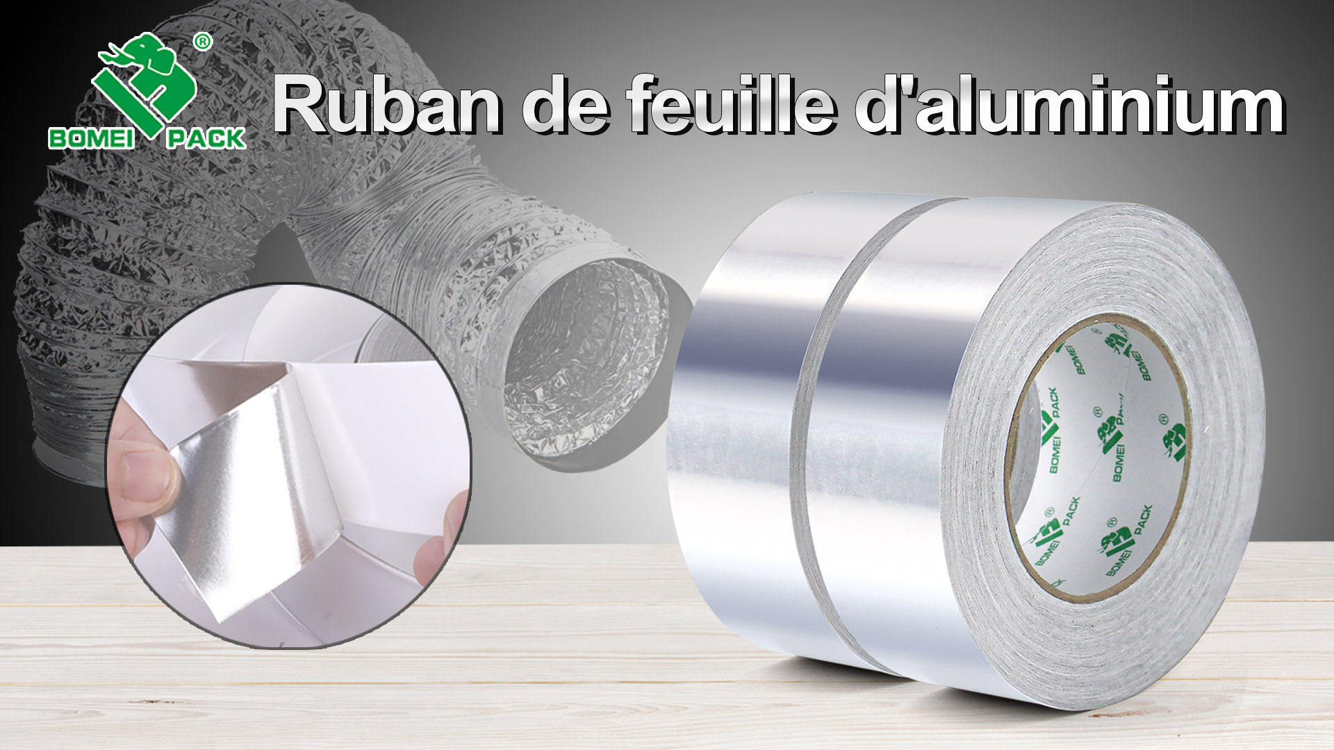 Deli Ruban Adhésif Métallique étanche De 10 M, Ruban En Aluminium, Ruban Isolant
