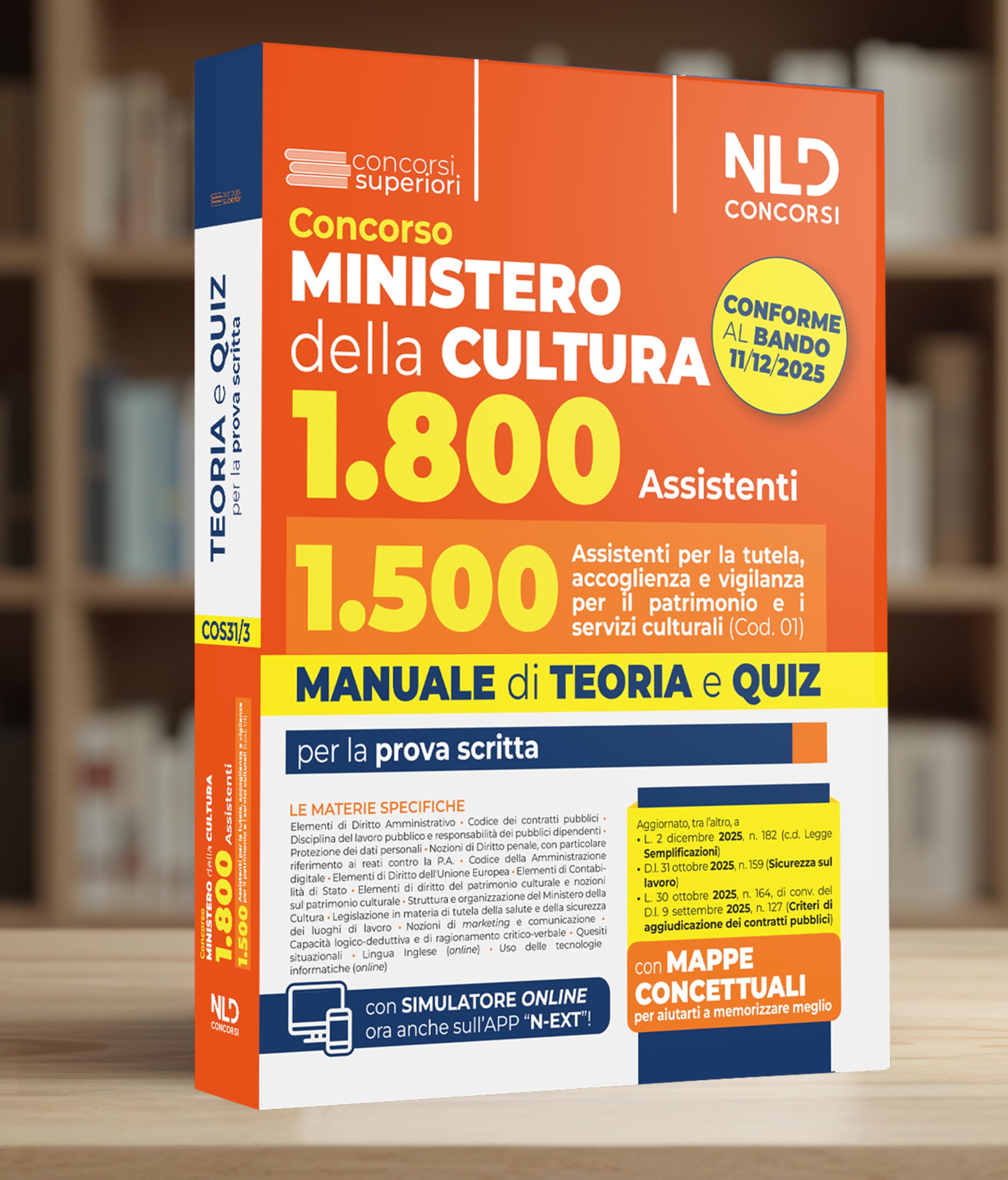 Concorso Ministero della Cultura 1800 posti. 300 assistenti tecnici per la tutela e la valorizzazione del patrimonio culturale (Cod. 02). Quiz commentati per la prova scritta. Con espansione online