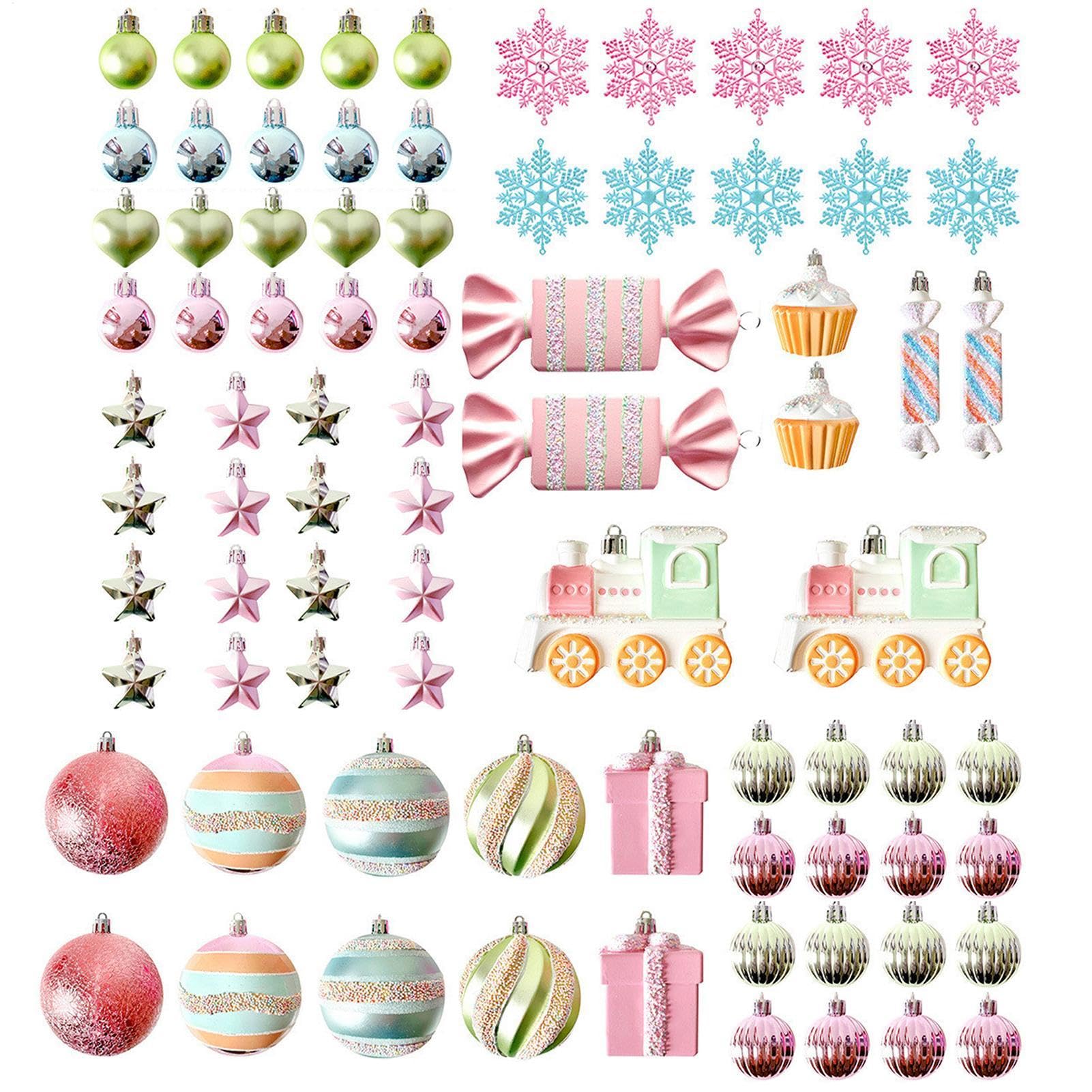 Bolas navideñas para árbol Juego de Bolas Colgantes Multicolor irrompibles