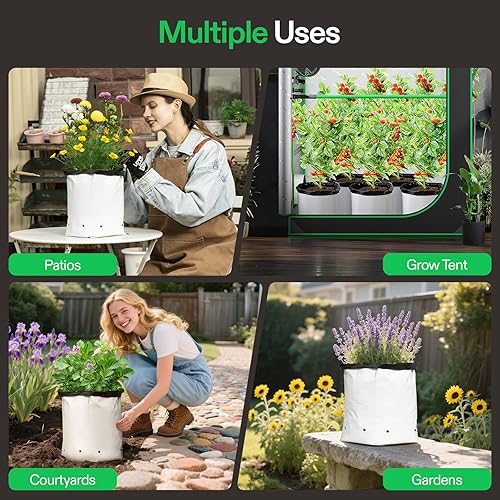 Miniatura 7 de VIVOSUN. Bolsas para cultivo., 50