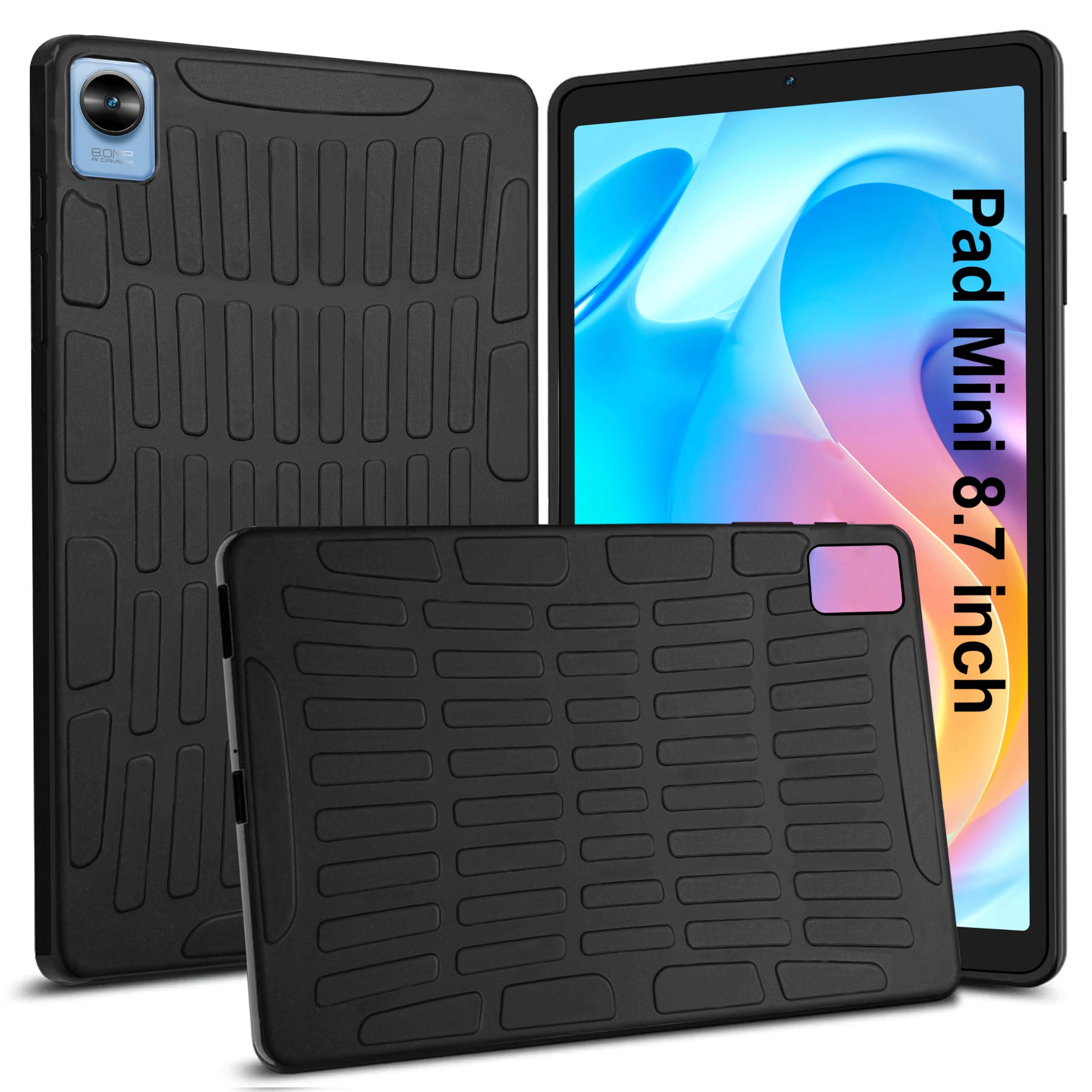 TGK Rugged Back Cover for Realme Pad Mini 8.7 Inch Tablet Case Black (B0B2P2VDTJ) Amazon Price History, Amazon Price Tracker
