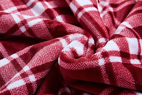 Miniatura 4 de ELLE HOME Manta de felpa Sherpa  Manta de franela reversible, suave y sedosa, suave y acogedora, para cama y sofá, manta de gran tamaño de 50 x 70