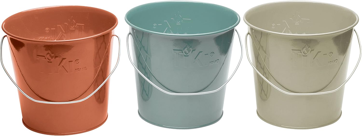 TIKI 1417075 Bucket Seaside (3 Pack), 17 oz, Wax