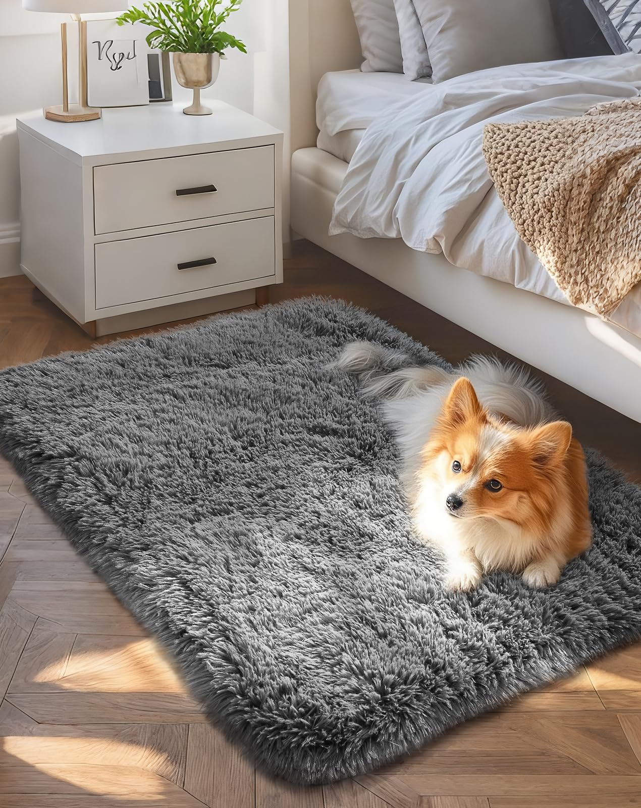 ophanie 2x3 small rug non slip throw medium gray area rugs fluffy soft carpet