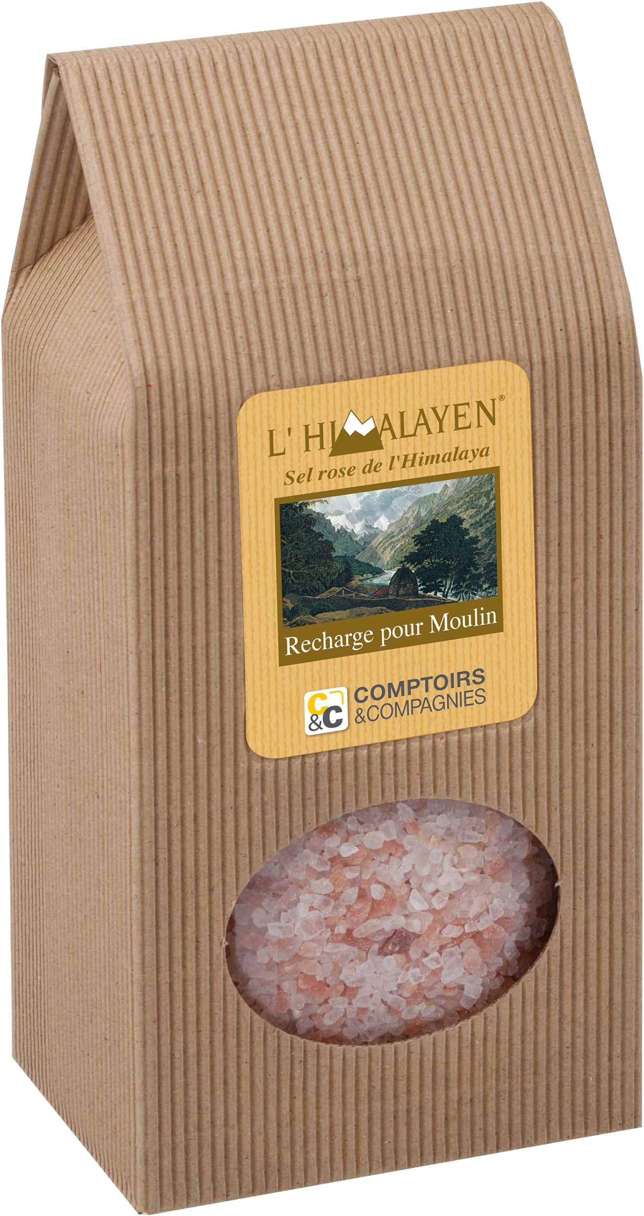 Comptoirs et Compagnies Pink Salt from The Himalayas Refill, 1 kg