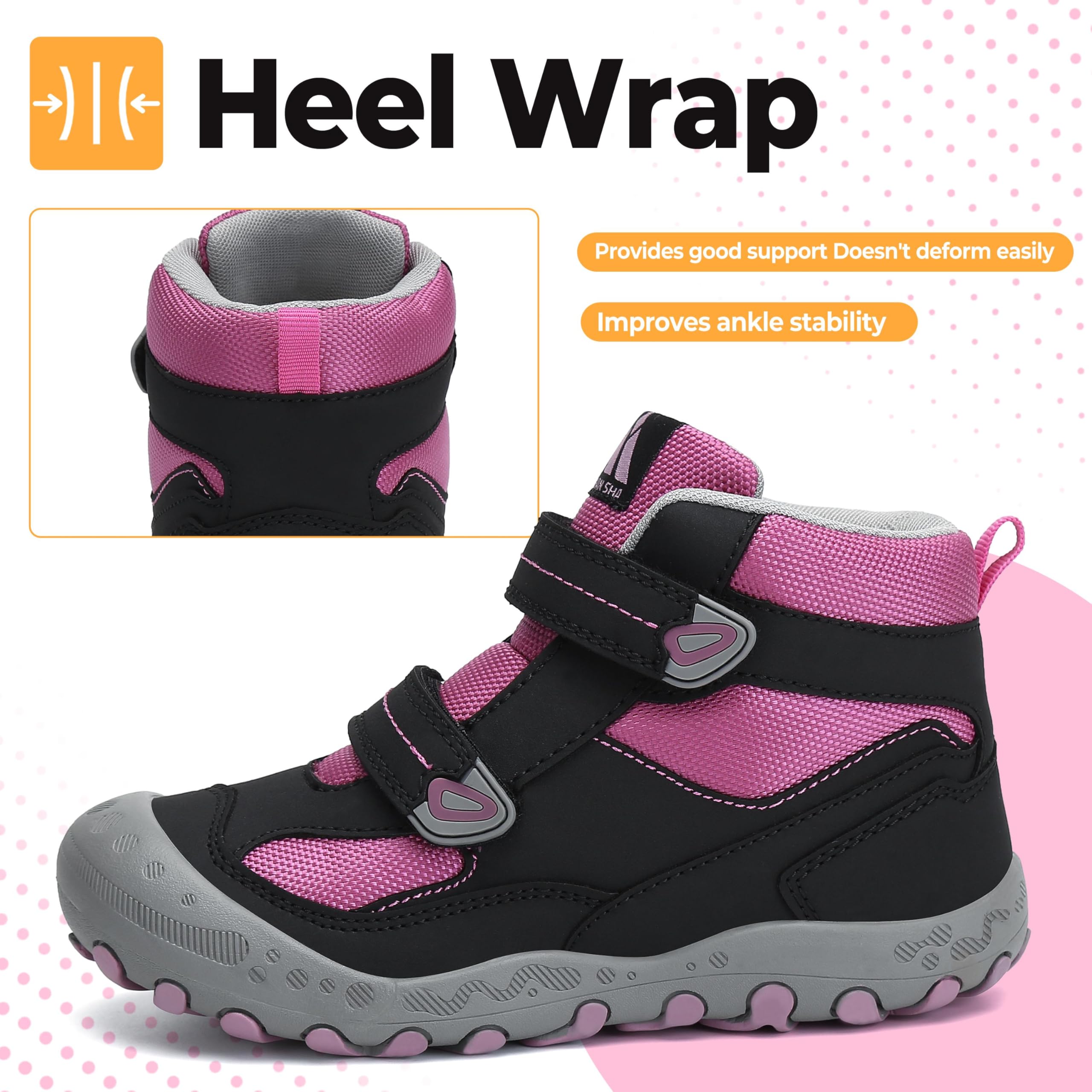 Mishansha Ragazze Scarpe da Trekking Leggere Traspirante Stivali da Escursionismo Outdoor Scarpe Sportive GR.24-38