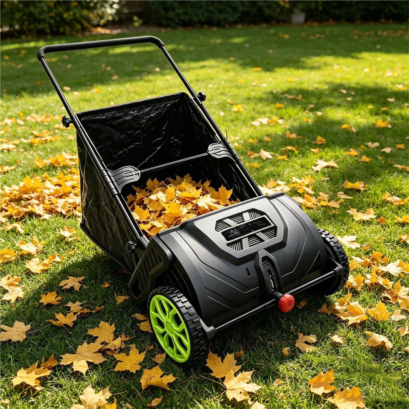 Barredora Césped 53 cm Manual Recogedor 105L