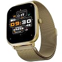 Fire-Boltt Ninja Call Pro Max Ultra Bluetooth Calling Smart Watch, 2.01" HD Display, 120+ Sports Modes, Health Suite, AI Voice Assistance, SpO2 Smartwatch for Men & Women - Gold Link gallery image