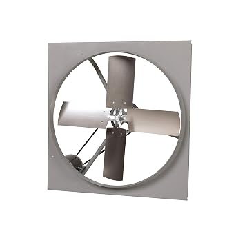 TPI Corporation CE-30B Commercial Exhaust Fan, Single Phase, 30" Diameter, 120 Volt, Belt Drive, Without Guard/Shutter