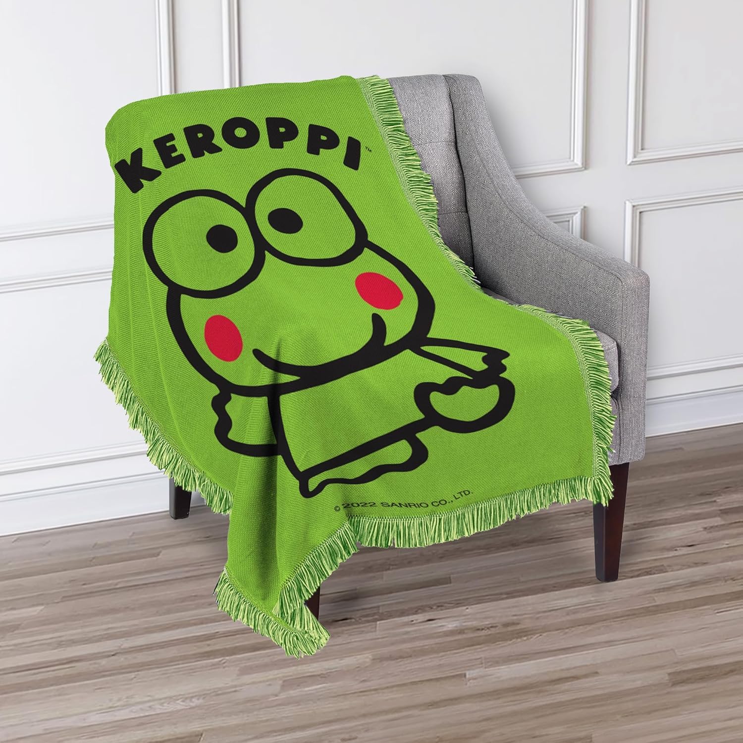 Hello Kitty Keroppi-Decke 101,6 x 127 cm für Kinder Jugendliche Mädchen
