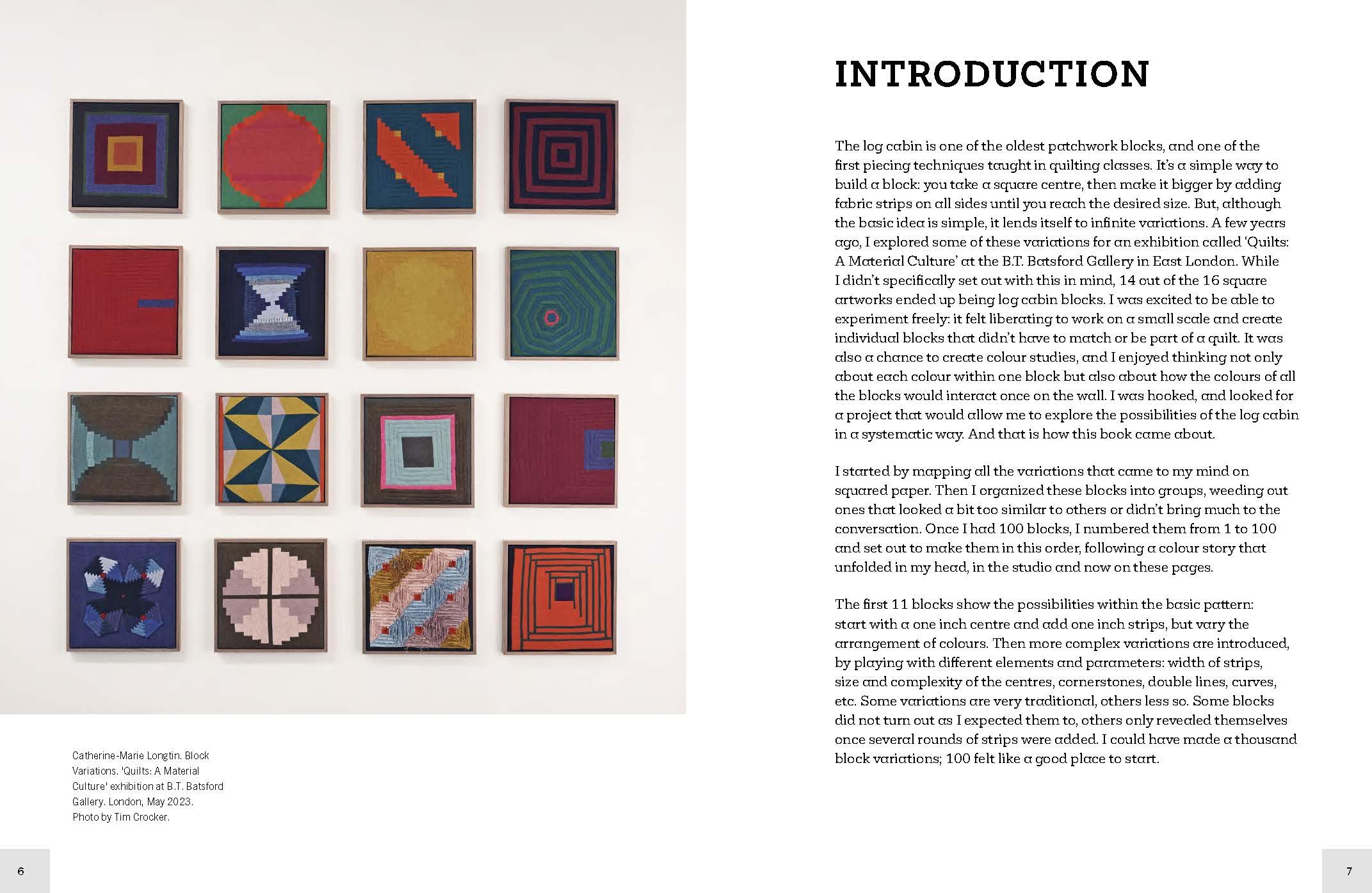 Log Cabin Quilt Blocks: 100 colour and pattern variations