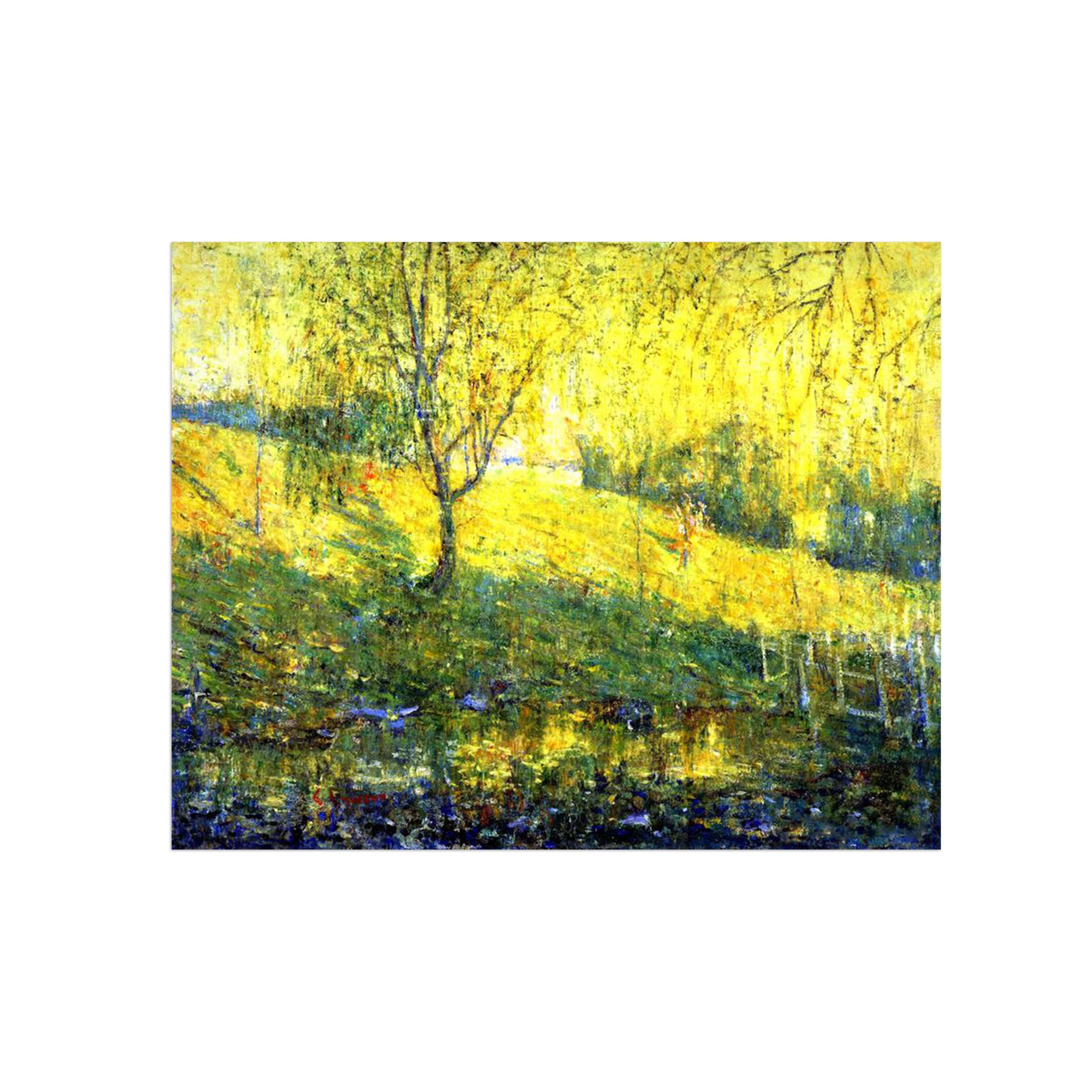 SDYSKKUG Famous Wall Art. Canvas Prints. Spring Morning.65x50cm Unframed