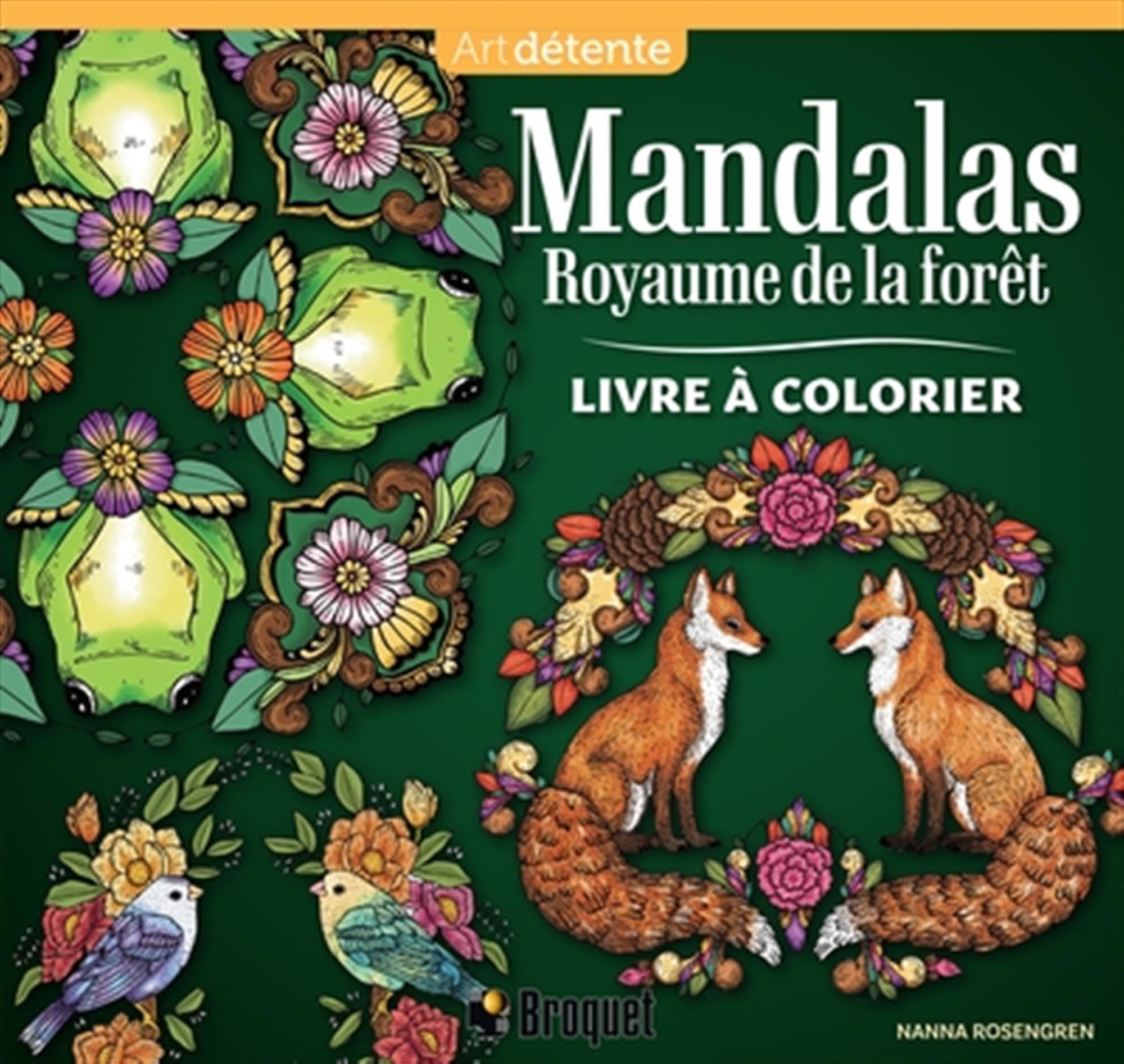 Mandalas - Royaume de la forêt - Livre à colorier