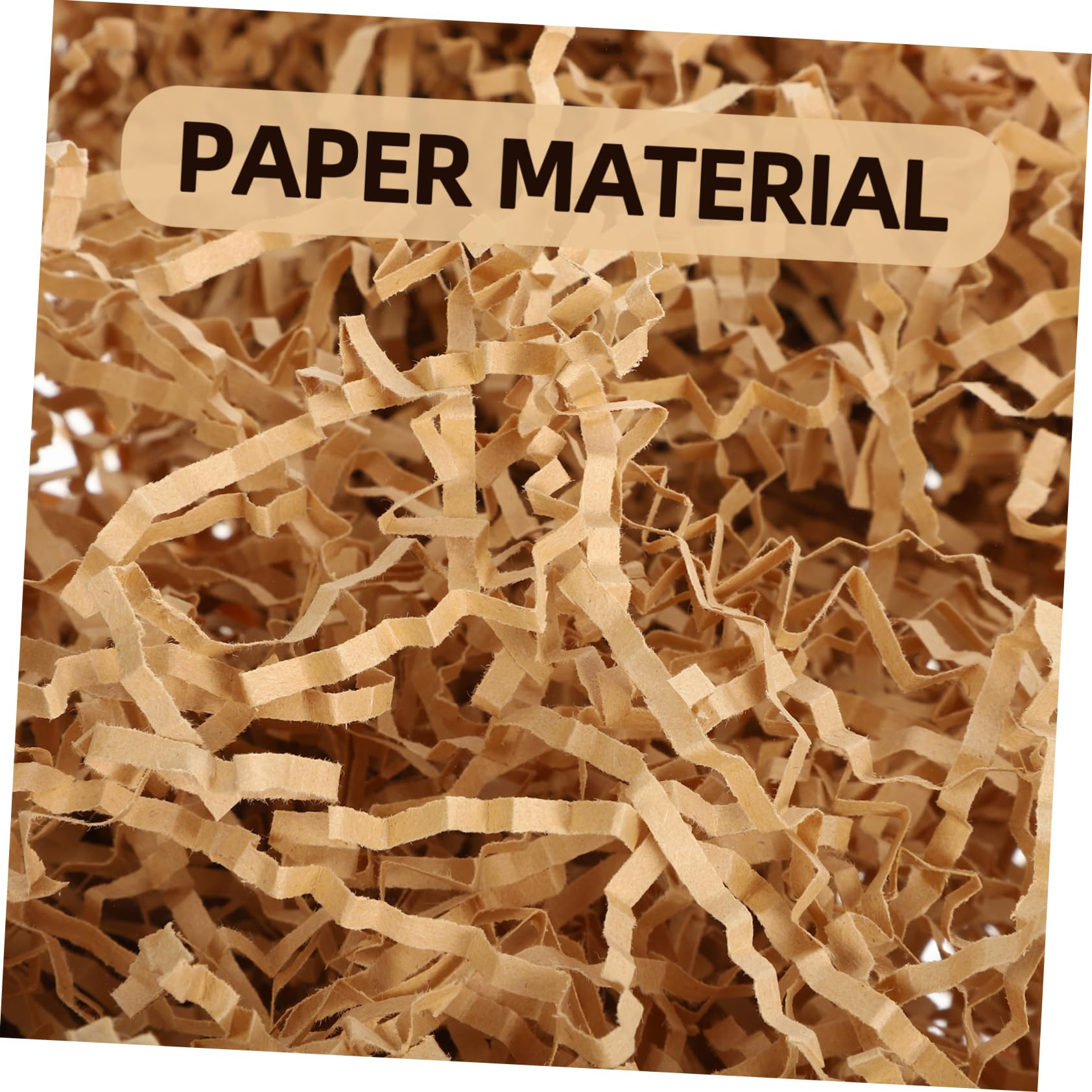 Füllmaterial aus Geschreddertem Papier 1 Beutel 500g Khaki | Geschenkbox und Geschenkkorb Deko, Papierfüllung für Muttertag und Geburtstag