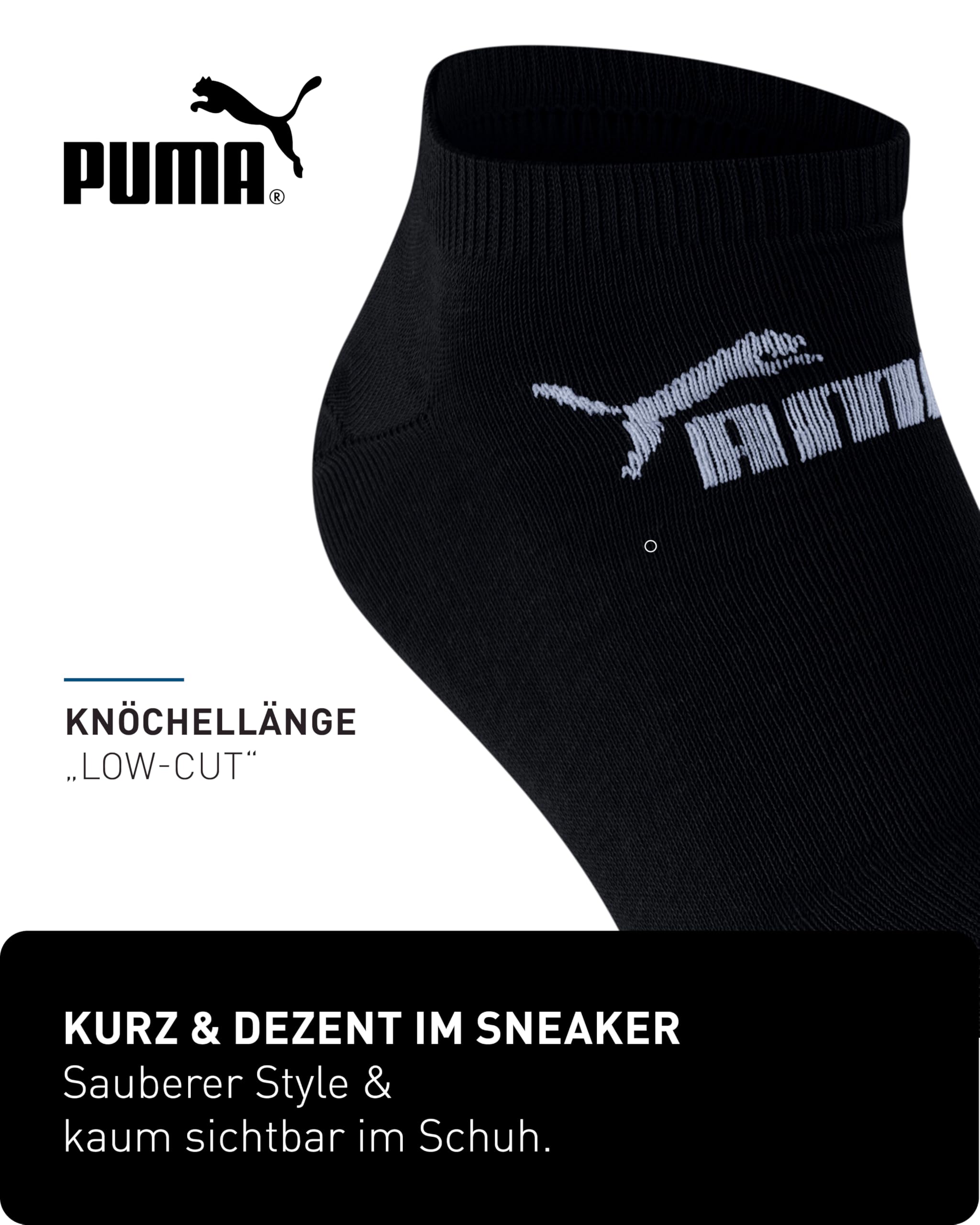 PUMA Skarpety do trampek, 18 par, Statement Edition, damskie i męskie