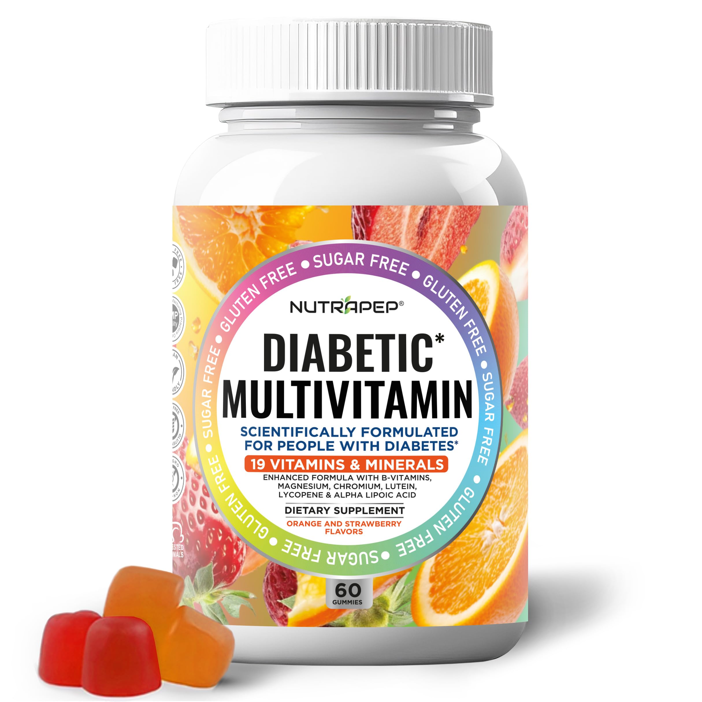 Amazon.com: NutraPep Premium Multivitamin Chewable Gummies for