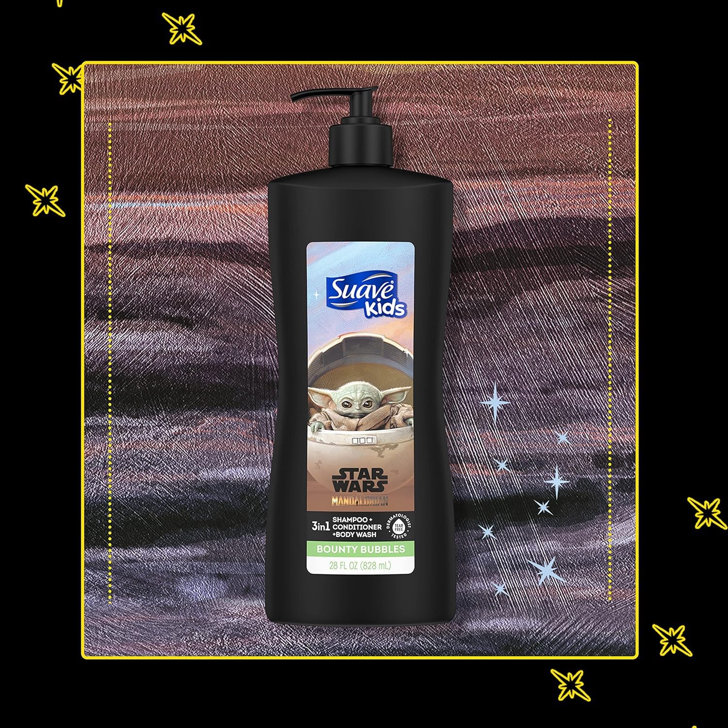 Suave Kids 3 IN 1 STAR WARS BOUNTY BUBBLES BODY WASH 828 ML (828 ml)